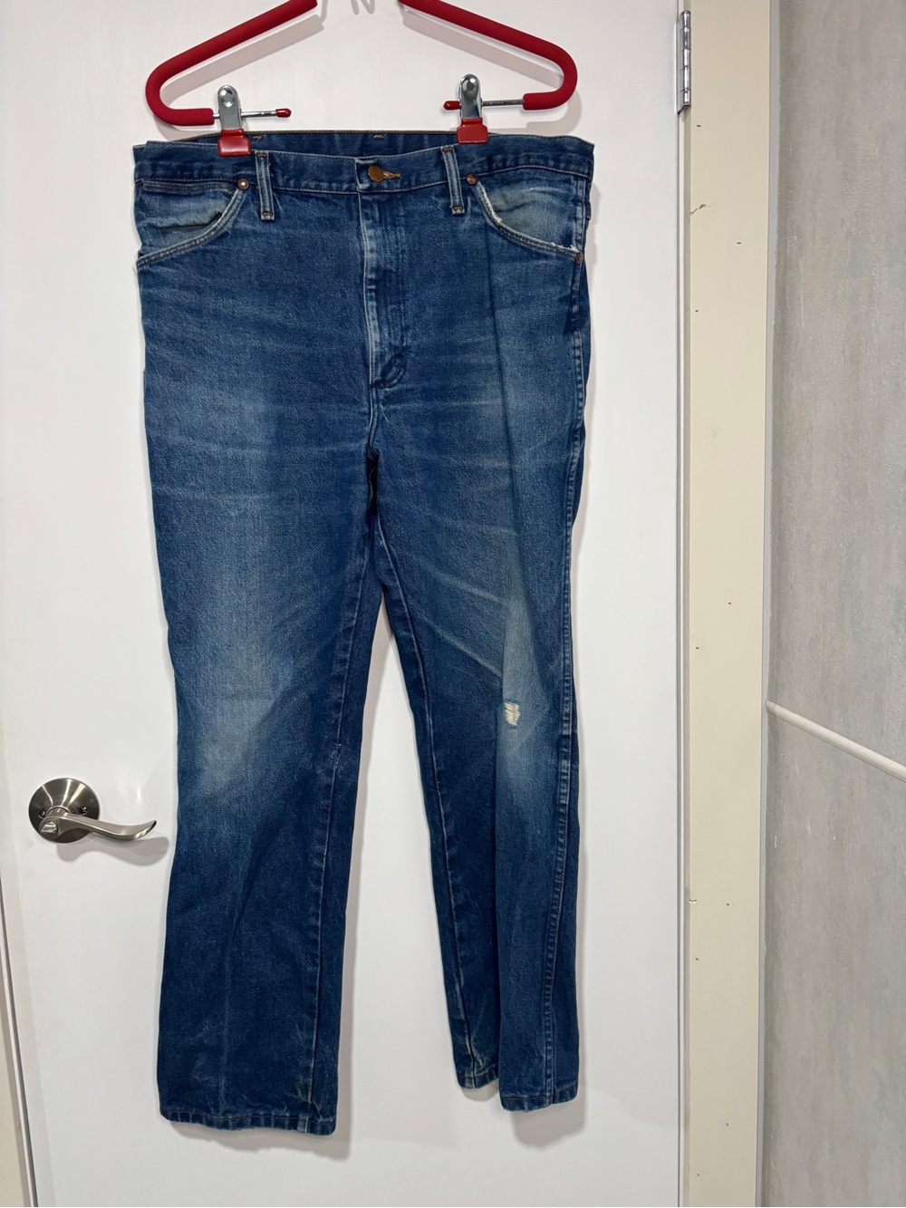 Wrangler Men's Blue Bootcut Jeans